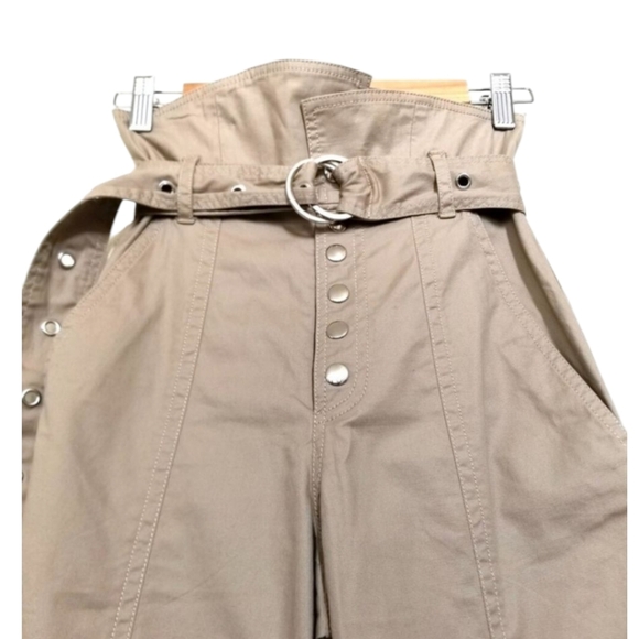 Marissa Webb Gia Pants / Trousers in Sandshell SZ 6 Paper bag Waist Ret$450 - Picture 6 of 12